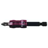 ClicFix Magnetic Bit Holder, 2.9" Long, with Spring Loaded Internal Bit Lock for 1/4" Hex Insert Bits redirect to product page